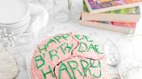 Harry Potter Birthday Cake (Chocolate Cake with Strawberry Frosting!) Harry Potter Birthday Cake (Chocolate Cake with Strawberry Frosting!)