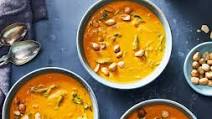 Slow-Cooker Curried Sweet Potato Soup With Coconut and Kale Slow-Cooker Curried Sweet Potato Soup With Coconut and Kale