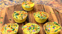Air Fryer Bacon and Egg Bite Cups (Keto Low-Carb) Air Fryer Bacon and Egg Bite Cups (Keto Low-Carb)