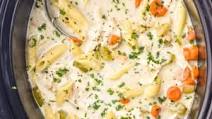 Creamy Crockpot Chicken Noodle Soup Creamy Crockpot Chicken Noodle Soup
