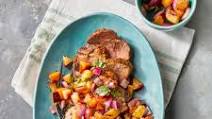 Grilled Pork Tenderloin with Peach Salsa Grilled Pork Tenderloin with Peach Salsa