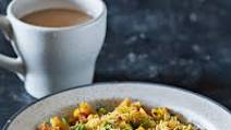 Vegetable Poha Recipe : Indian Breakfast of Poha Made Healthy Vegetable Poha Recipe : Indian Breakfast of Poha Made Healthy