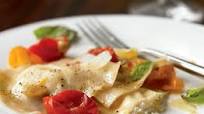 Homemade 3-Cheese Ravioli With Cherry Tomatoes Recipe Homemade 3-Cheese Ravioli With Cherry Tomatoes Recipe