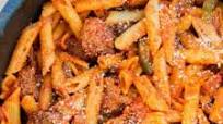 Italian Sausage and Peppers with Penne Italian Sausage and Peppers with Penne