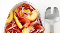 Tomato-Peach Salad Tomato-Peach Salad
