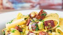 Salami and Leek Pasta Salami and Leek Pasta