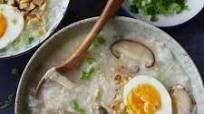 Easy congee with chicken & mushroom (香菇鸡肉粥) Easy congee with chicken & mushroom (香菇鸡肉粥)