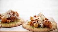 Cauliflower Tinga Tostadas with guacamole and cotija Cauliflower Tinga Tostadas with guacamole and cotija