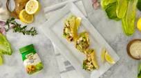 Chicken Caesar Salad Tacos Chicken Caesar Salad Tacos