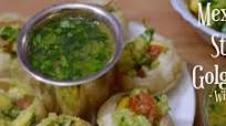 Mexican Style Golgappa with Fruit Pani Mexican Style Golgappa with Fruit Pani