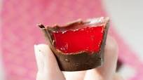 Chocolate Covered Strawberry Jello Shooters Chocolate Covered Strawberry Jello Shooters