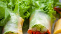 Fresh Spring Rolls with Thai Dipping Sauce Fresh Spring Rolls with Thai Dipping Sauce