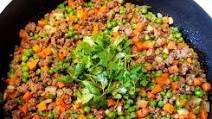 Asian Ground Beef With Carrots And Peas Asian Ground Beef With Carrots And Peas