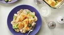 Chicken Alfredo Biscuit Casserole Chicken Alfredo Biscuit Casserole