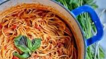 One Pot Spaghetti with Tomatoes and Sausage One Pot Spaghetti with Tomatoes and Sausage