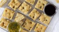 Vegan Focaccia Bread with Herbs Vegan Focaccia Bread with Herbs