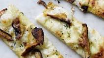 Shiitake Mushroom Pizza With Roasted Garlic And Taleggio Recipe Shiitake Mushroom Pizza With Roasted Garlic And Taleggio Recipe