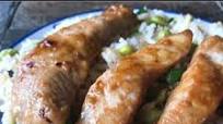 Garlic Soy Pork with Edamame Rice Garlic Soy Pork with Edamame Rice