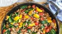 Italian Turkey Vegetable Skillet Italian Turkey Vegetable Skillet