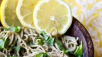 Vegan Lemon Sauce with Basil and Pasta Vegan Lemon Sauce with Basil and Pasta