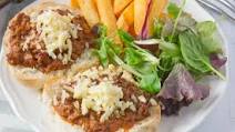 Baked Pizza Burgers Baked Pizza Burgers