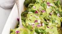Whole30 Enchiladas with Poblano-Pork Stuffing & Creamy-Avocado Sauce Whole30 Enchiladas with Poblano-Pork Stuffing & Creamy-Avocado Sauce