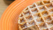 Belgian Waffles with Speculoos Cookie Butter Belgian Waffles with Speculoos Cookie Butter