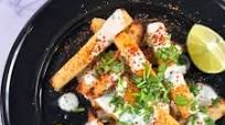 Air Fryer Jicama Fries with Cilantro-Lime Dipping Sauce Air Fryer Jicama Fries with Cilantro-Lime Dipping Sauce