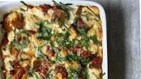 Italian Egg Bake with Ciabatta, Smoked Mozzarella, & Spinach Italian Egg Bake with Ciabatta, Smoked Mozzarella, & Spinach