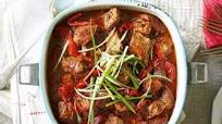 Korean pork and red pepper stew Korean pork and red pepper stew