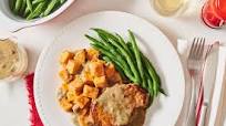 Two Step Mushroom Pork Chops with Sweet Potatoes Two Step Mushroom Pork Chops with Sweet Potatoes