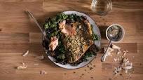 Cast-Iron Skillet Coho Salmon Vesuvio Cast-Iron Skillet Coho Salmon Vesuvio