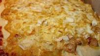 Pizza with Curry – Pineapple Sauce, Chicken and Almonds Pizza with Curry – Pineapple Sauce, Chicken and Almonds