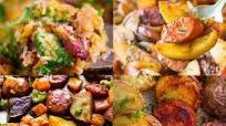 Recipes with kielbasa. Easy dinner idea Recipes with kielbasa. Easy dinner idea