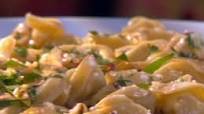 Cheese Tortellini with Porcini Pecorino Sauce Cheese Tortellini with Porcini Pecorino Sauce