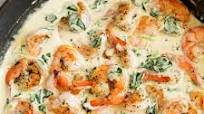 Creamy Parmesan and Spinach Shrimp Creamy Parmesan and Spinach Shrimp