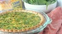 Deep Dish Mushroom, Chicken and Spinach Quiche Deep Dish Mushroom, Chicken and Spinach Quiche