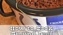 How to Cook Ground Beef in a Slow Cooker How to Cook Ground Beef in a Slow Cooker
