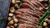 Sheet Pan Parmesan Steak and Potatoes Sheet Pan Parmesan Steak and Potatoes
