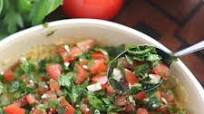 Baked Hummus Dip with Easy Tabouli Topping Baked Hummus Dip with Easy Tabouli Topping