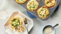 Cheesy Chicken Alfredo Biscuit Cups Cheesy Chicken Alfredo Biscuit Cups