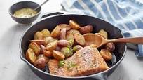 Cast-Iron Spring Salmon & Potato Supper Cast-Iron Spring Salmon & Potato Supper