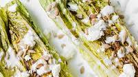 Mediterranean Caesar Salad with Feta and Dill Mediterranean Caesar Salad with Feta and Dill