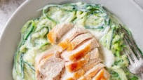 Keto Chicken Alfredo with Zucchini Noodles | One of The Best Keto Pasta Recipes Keto Chicken Alfredo with Zucchini Noodles | One of The Best Keto Pasta Recipes