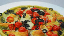 Pesto Paneer Pizza Pesto Paneer Pizza