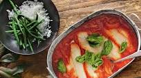 Tomato and onion baked fish Tomato and onion baked fish