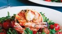 Colossal Shrimp with Watercress & Tomato Salad Colossal Shrimp with Watercress & Tomato Salad