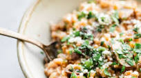 Easy Mushroom Farro Risotto Easy Mushroom Farro Risotto