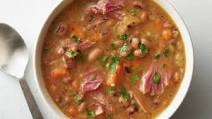 Slow-Cooker Ham and Black-Eyed Pea Soup Slow-Cooker Ham and Black-Eyed Pea Soup