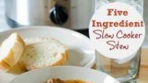 5 Ingredient Slow Cooker Stew 5 Ingredient Slow Cooker Stew